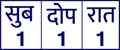 Hindi Prescription Stickers — S.No. 49 prescription stickers for doctors and pharmacies, 25 mm × 13 mm