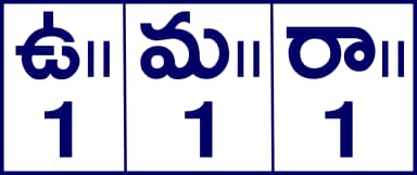 Telugu Prescription Stickers — S.No. 6 prescription stickers for doctors and pharmacies, 25 mm × 13 mm