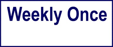 English Prescription Stickers — S.No. 96 prescription stickers for doctors and pharmacies, 25 mm × 13 mm